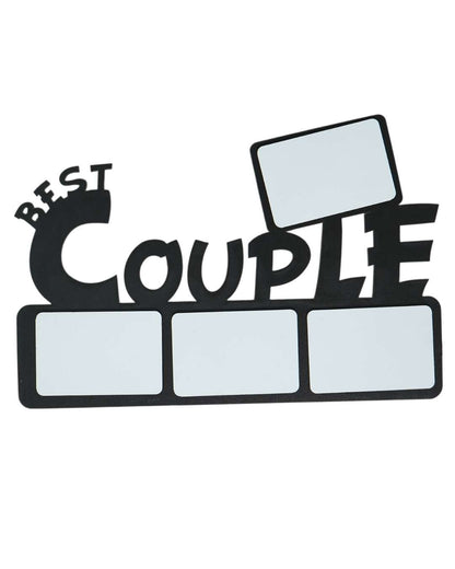 Best Couple Sign – Sublimation Photo Frame  –  | Black