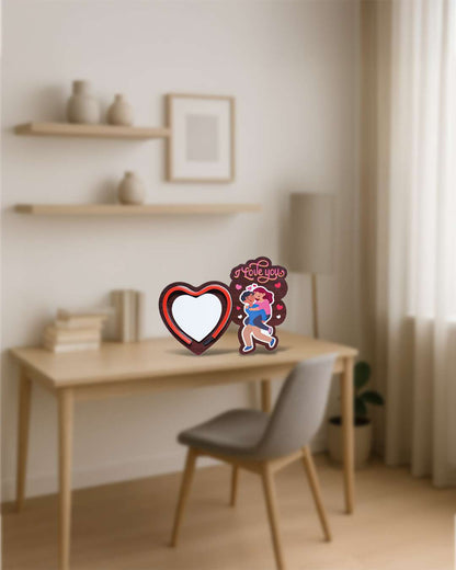 I LOVE YOU Neon Lamp - Brown