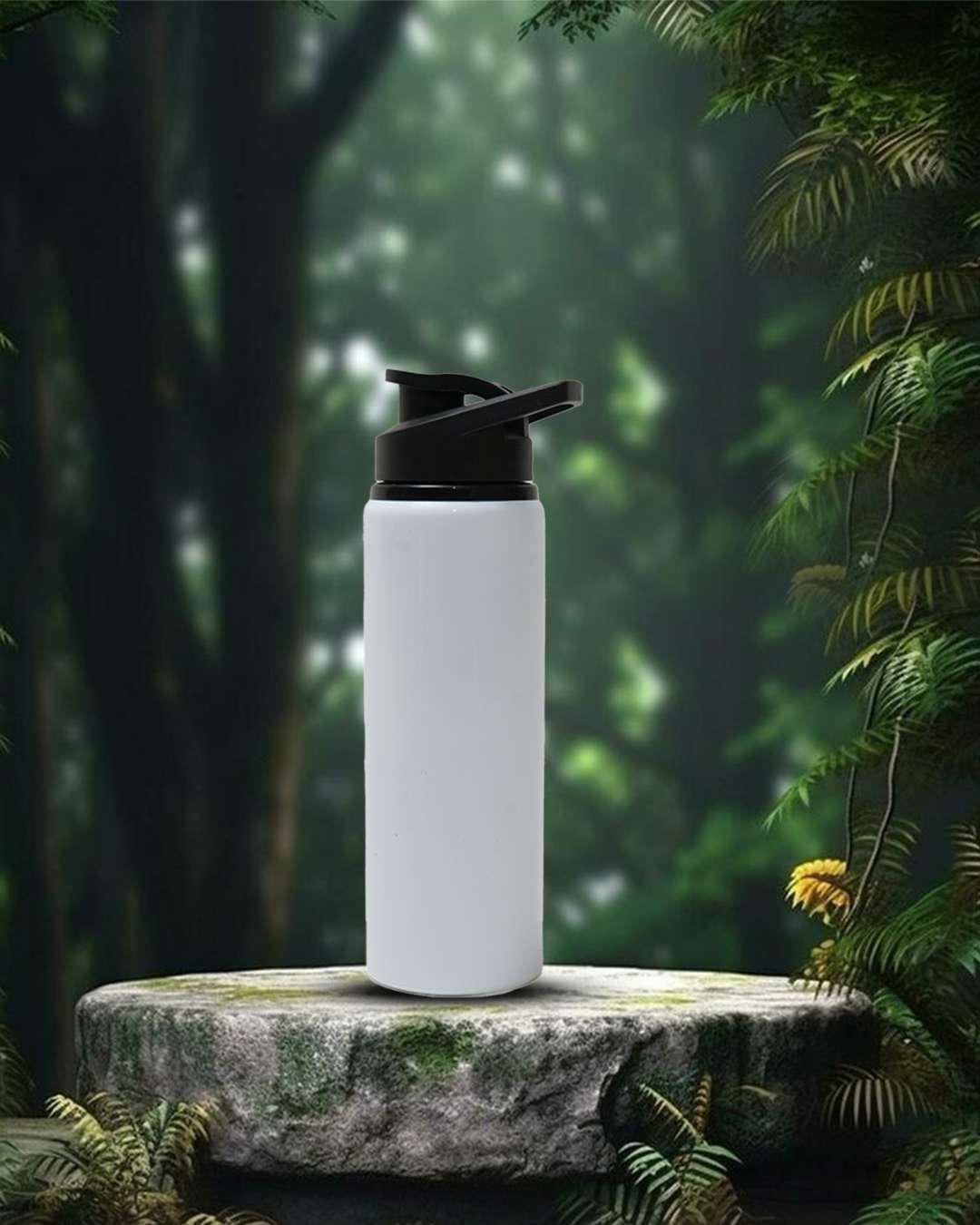 Sports Flap Water Bottle 750 ml | White