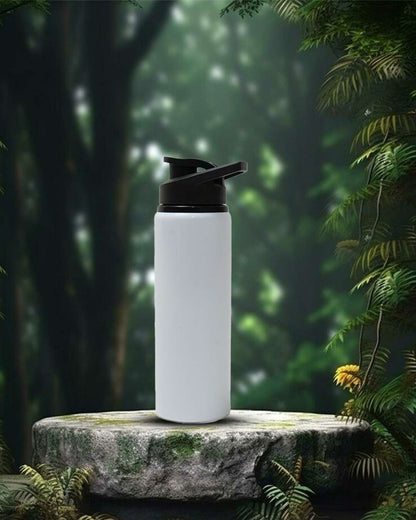 Sports Flap Water Bottle 750 ml | White
