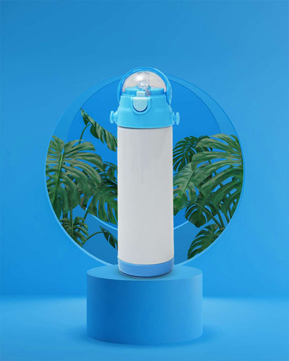 Kids Sublimation Blue Bottle with hanging 500ml | Blue