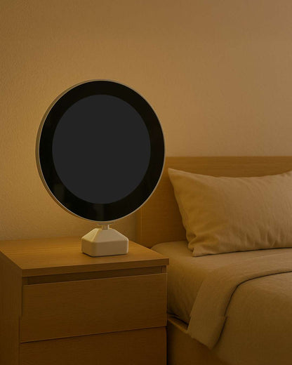 Round Shape Magic Mirror Imported LED Frame   | White