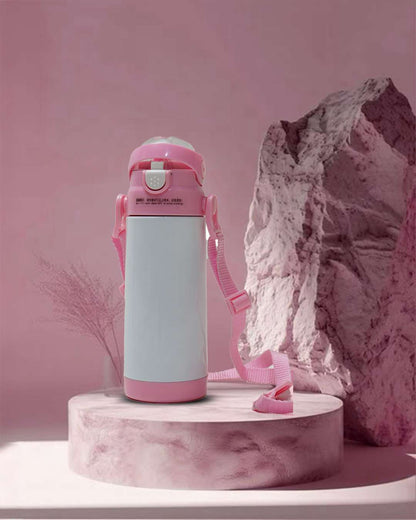 Kids Sublimation Pink Bottle with hanging 500ml | Pink