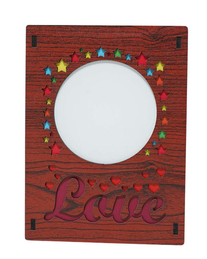 Love Sign LED Photo Frame  | Mehroon