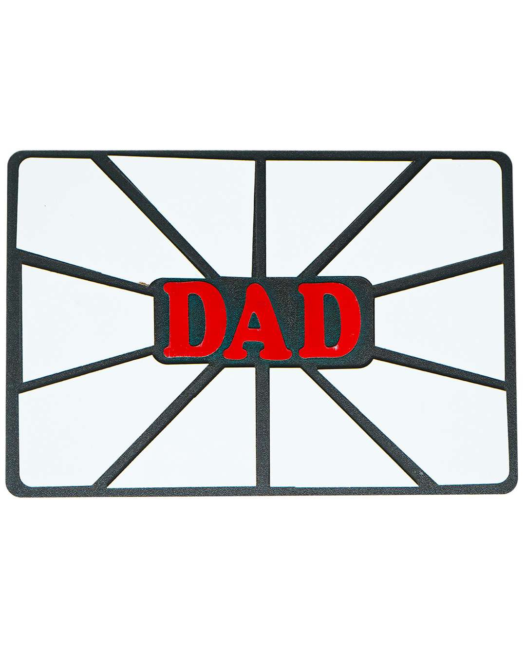 Dad – Sublimation Photo Frame  | Red Black