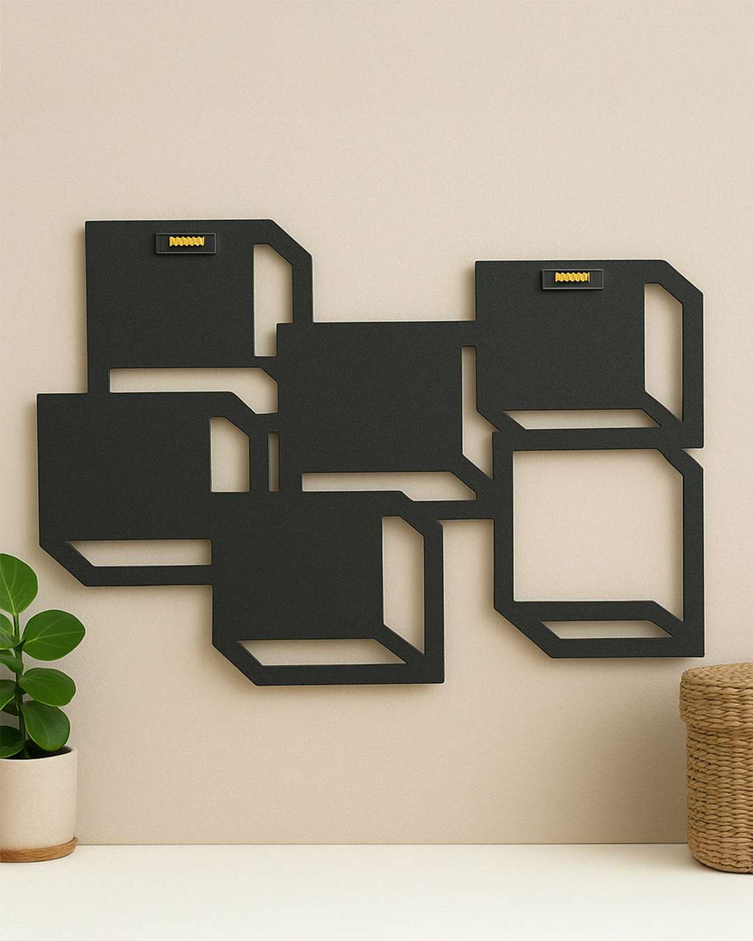 Collage – Sublimation Photo Frame  | Black