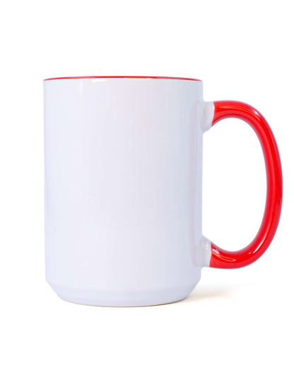 15oz Red Inner Color Mug | Red