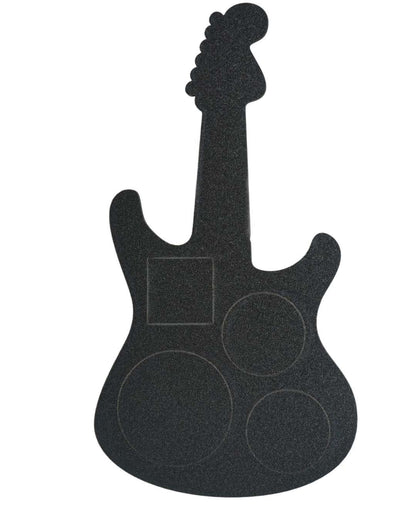 Guitar - Shaped Laser-Cut Wooden Photo Frame – Sublimation Photo Frame | Black