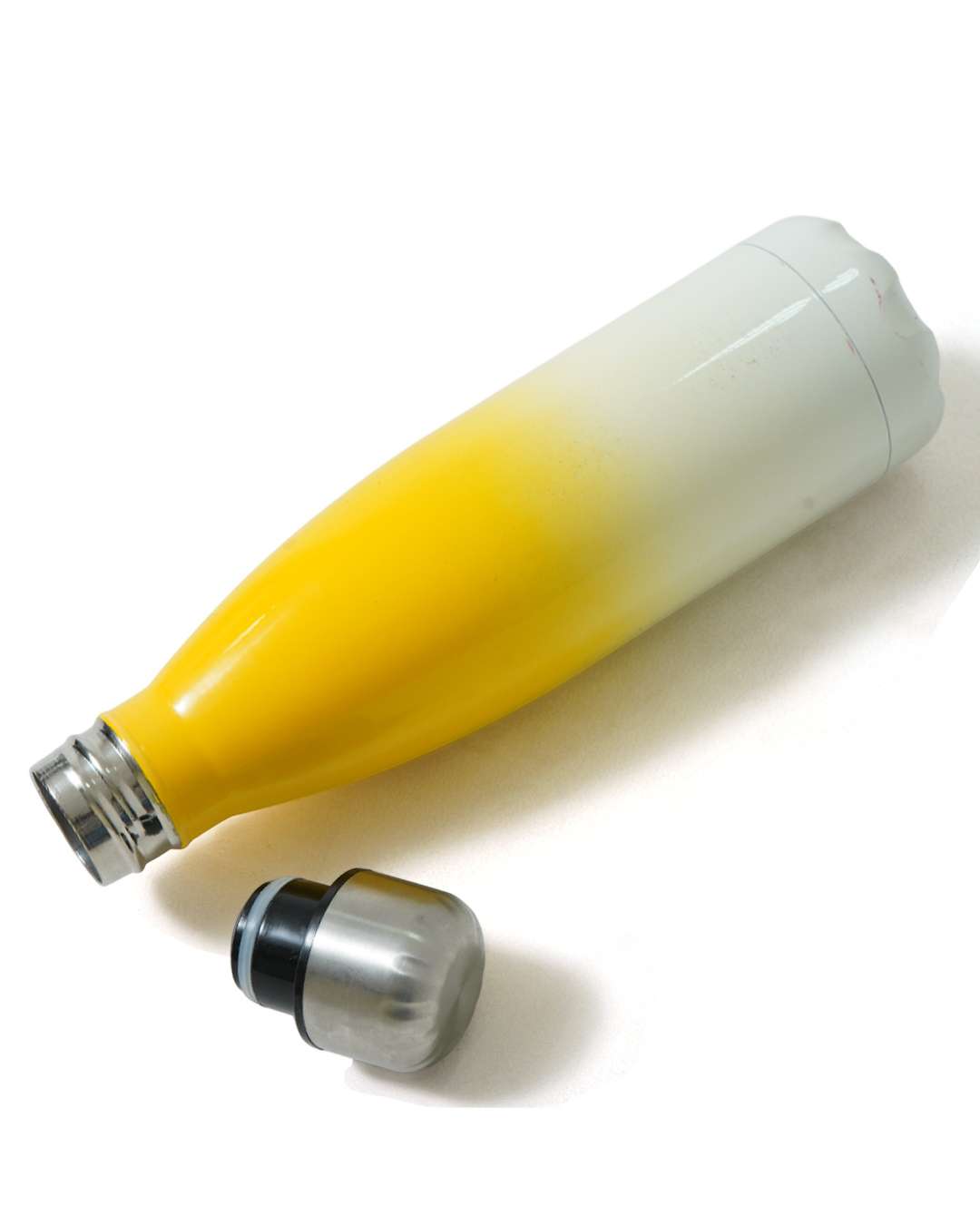 Bamboo Blank Flask Cola Shaped Bottle (BB2) 500 ml | White