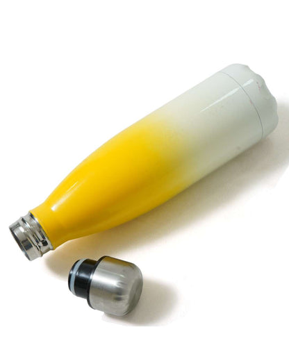 Bamboo Blank Flask Cola Shaped Bottle (BB2) 500 ml | White