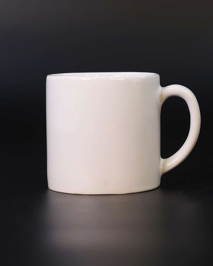 4oz White Mug | Black