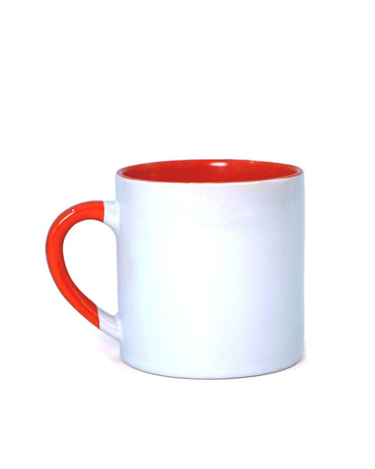 6oz Red Inner Color Mug   | Red Inner
