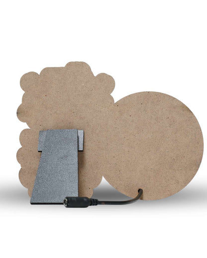 Life is Better with Friends Customized Photo Printed Neon Table Frame -| Dark Brown