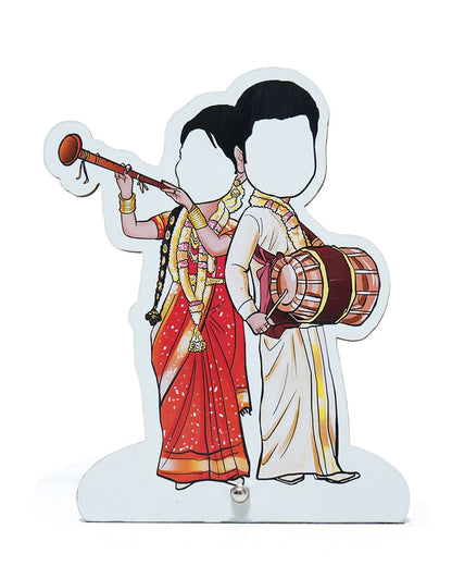 Dancing Married South Indian Couple