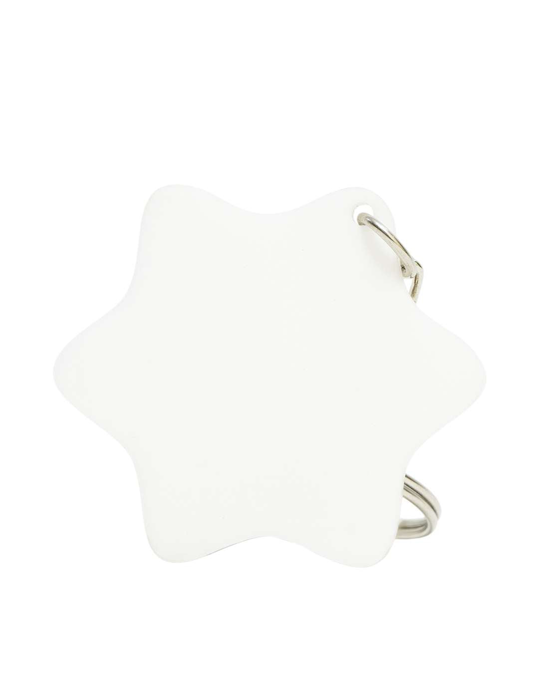 Star Shape Acrylic Key Chain  | White