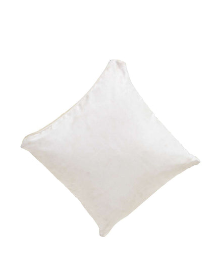 Magic Photo Square Shaped  Double Fenced Pillow – Personalized with your photo or text | White