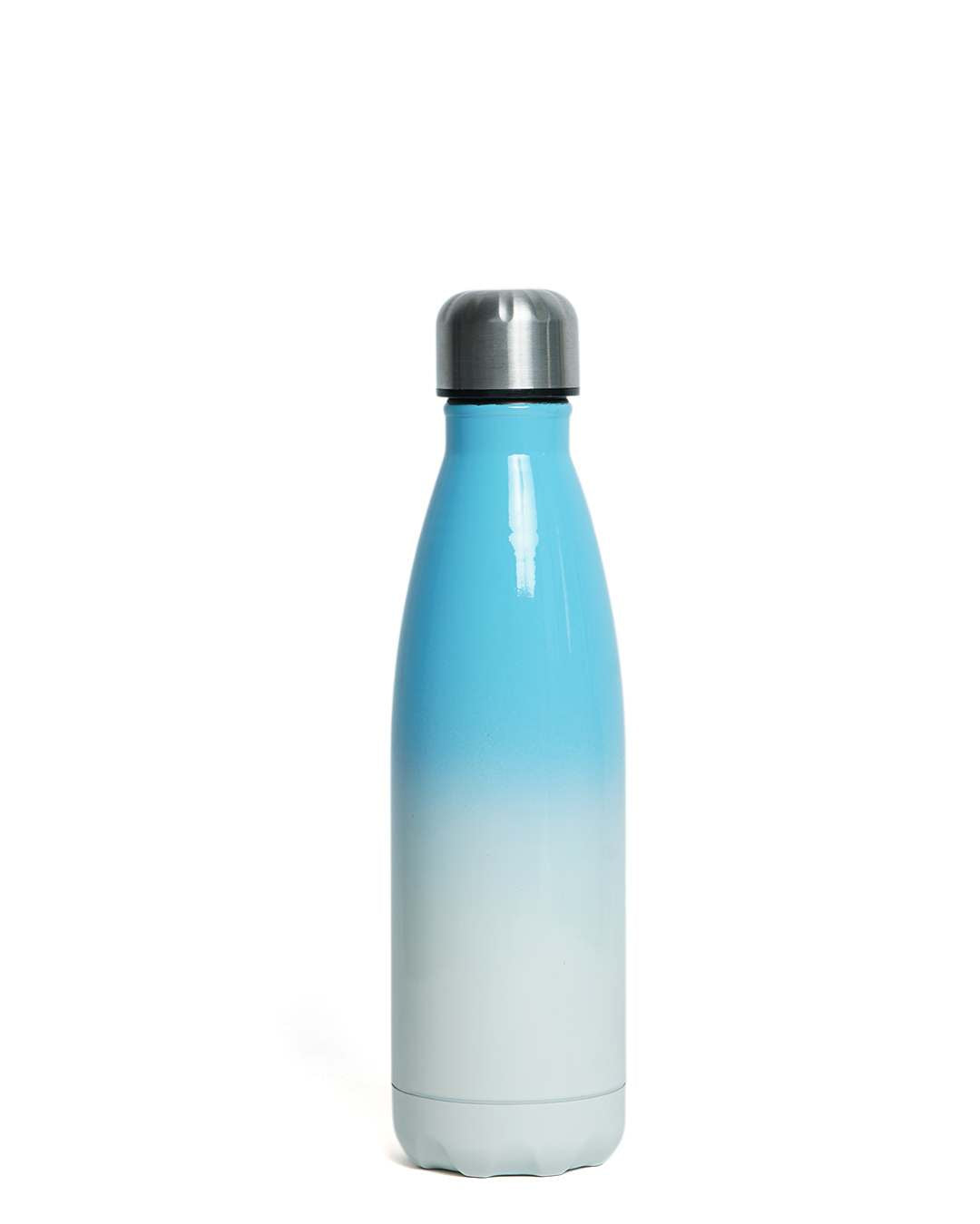 Bamboo Blank Flask Cola Shaped Bottle 600ml | White Gradient