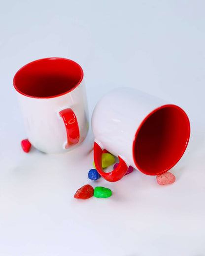 15oz Red Inner Color Mug | Red