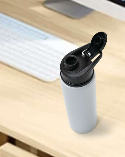 Sports Flap Water Bottle 750 ml | White