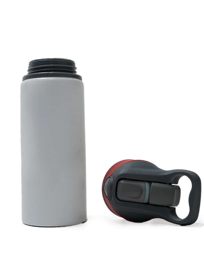 Sports Water White Bottle with Red Color Cap 750 ml | White
