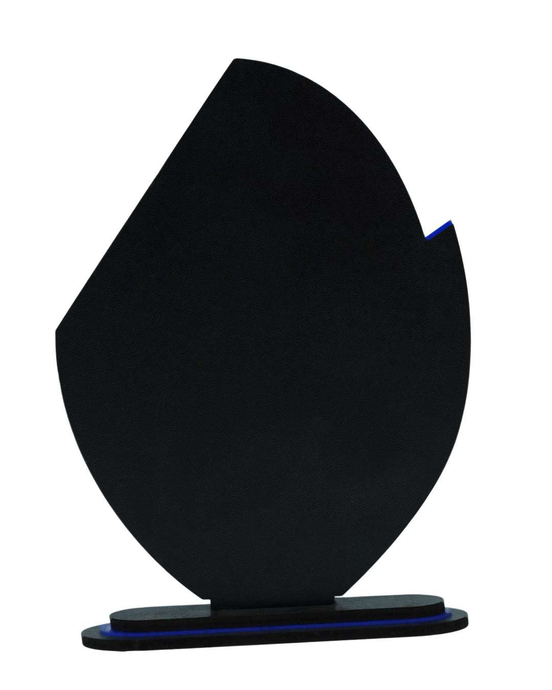 Customized Wooden Sublimation MDF and Acrylic Momento Trophy   | Blue