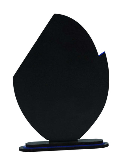 Customized Wooden Sublimation MDF and Acrylic Momento Trophy   | Blue
