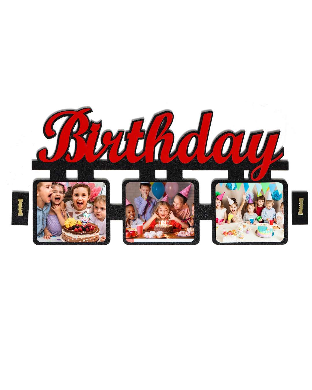 Birthday – Sublimation Photo Frame   | Black Brown