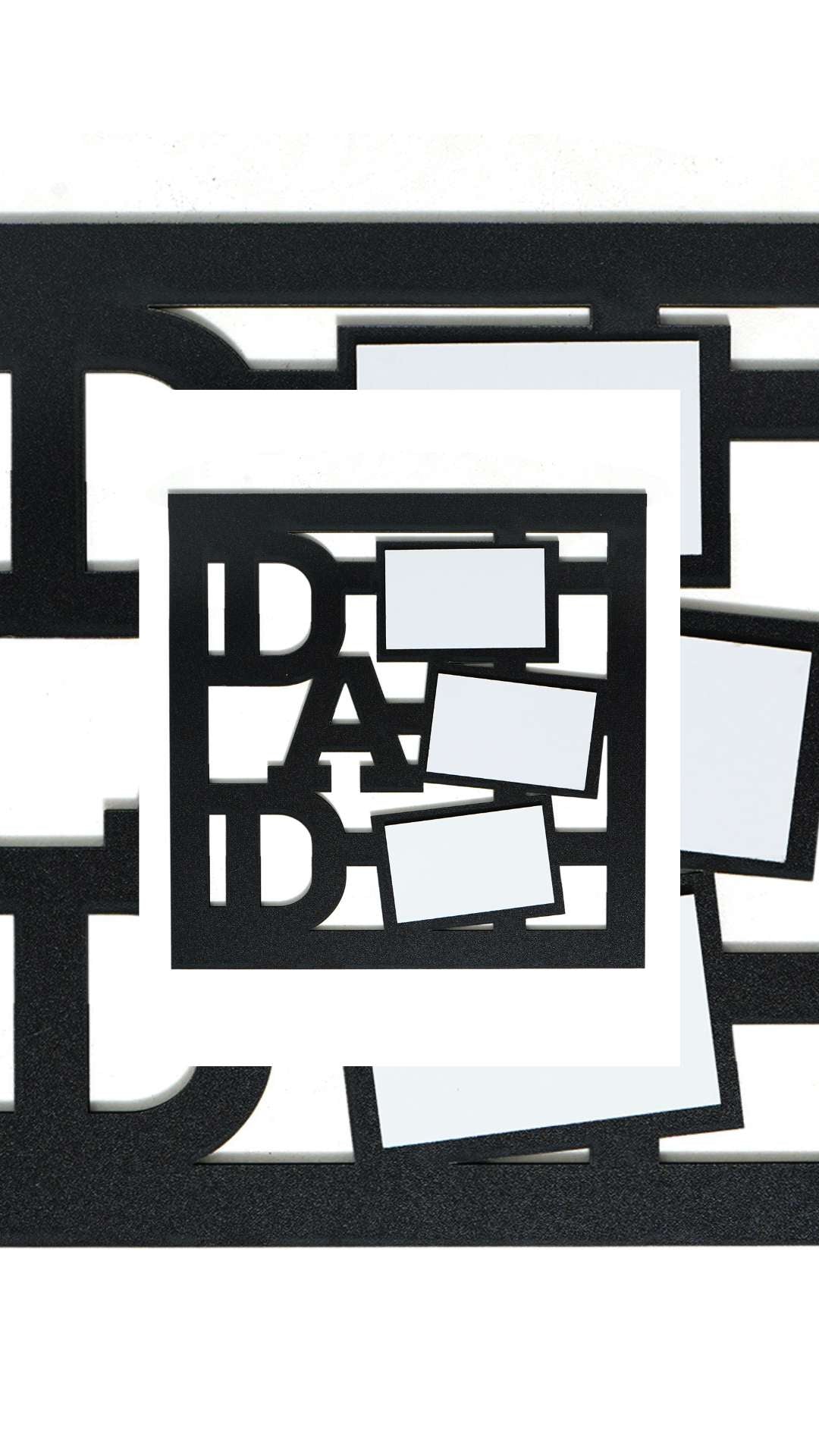 Dad Sign – Sublimation Photo Frame   | Black