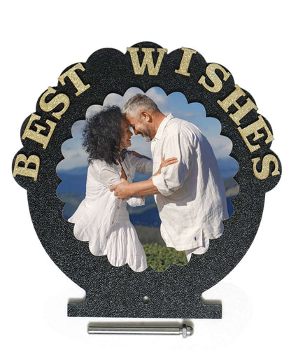 Best Wishes – Wooden Photo Frame  | Black