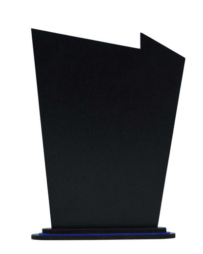 Customized Wooden Sublimation MDF and Acrylic Momento Trophy   | Blue