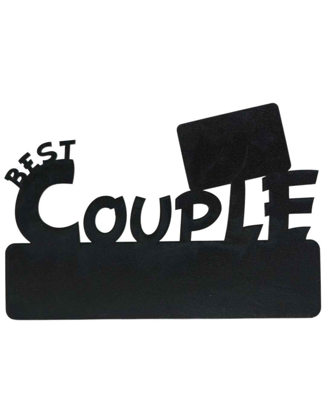 Best Couple Sign – Sublimation Photo Frame  –  | Black