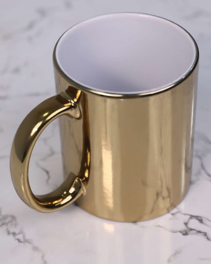 Metallic Golden Mug | Golden