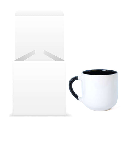 6oz Black Inner Color Mug  | Black