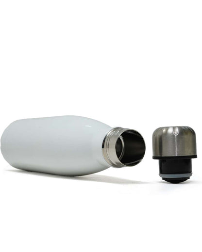 Bamboo Blank Water Bottle 500ml | White
