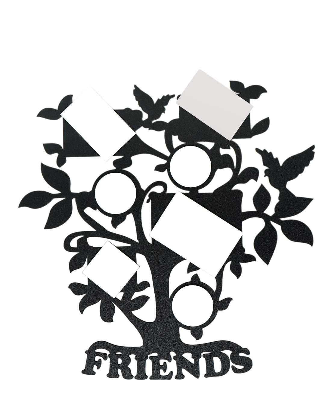 Friends Tree – Sublimation Photo Frame  | Black