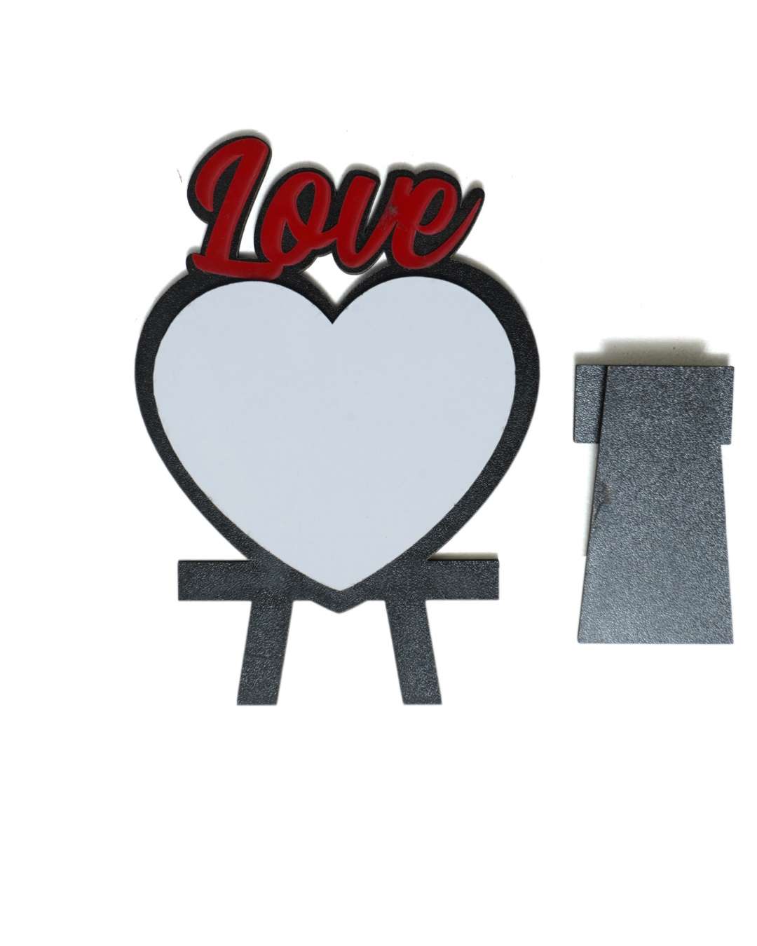 Love – Sublimation Photo Frame   | Black Brown