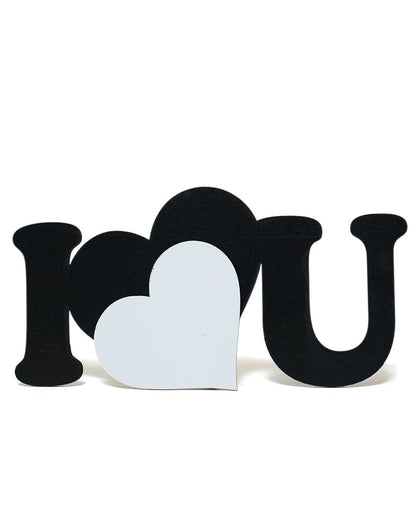 I Love You Sign – Sublimation Photo Frame  | Black