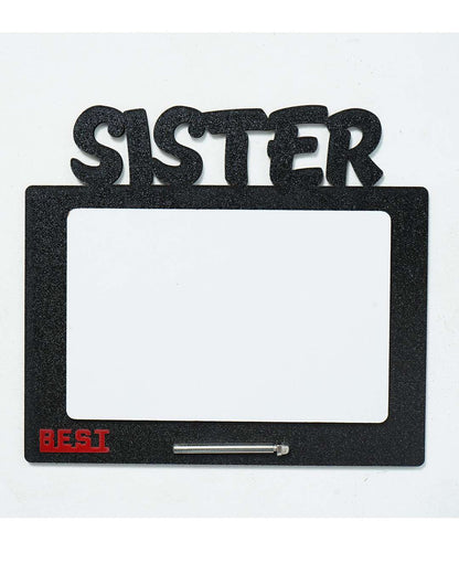 Sister – Sublimation Photo Frame   | Black