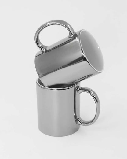 Metallic Silver Mug | Silver