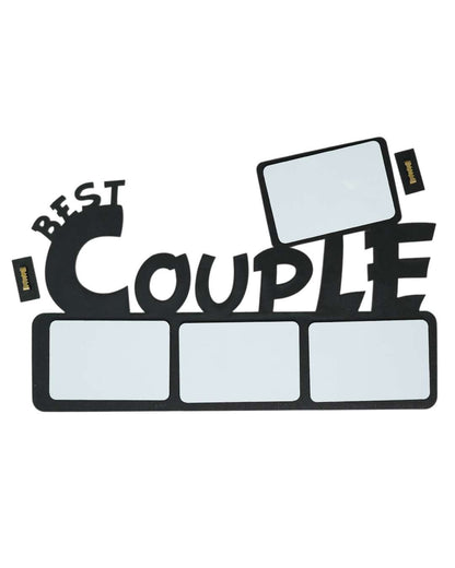 Best Couple Sign – Sublimation Photo Frame  –  | Black