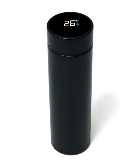 LED Temperature Bottle 500 ml  | Black