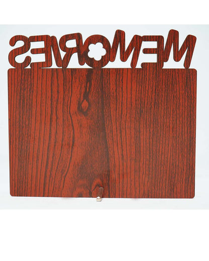 Memories – Sublimation Photo Frame  | Black Brown