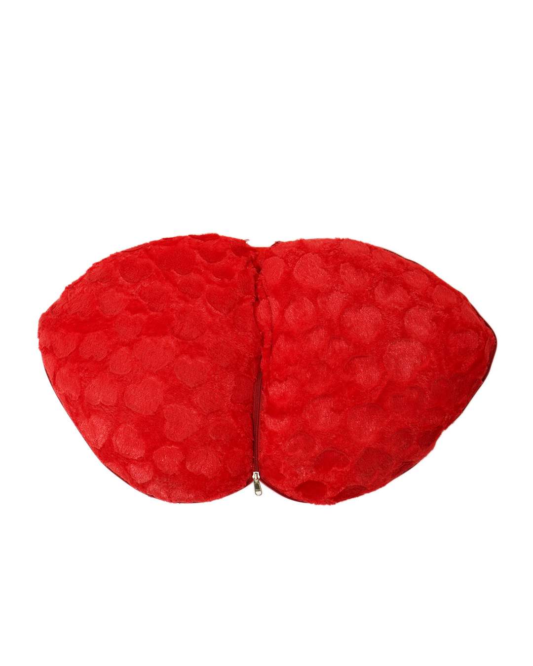 Single Heart Shaped Pillow – Personalized with your photo or text  | Red