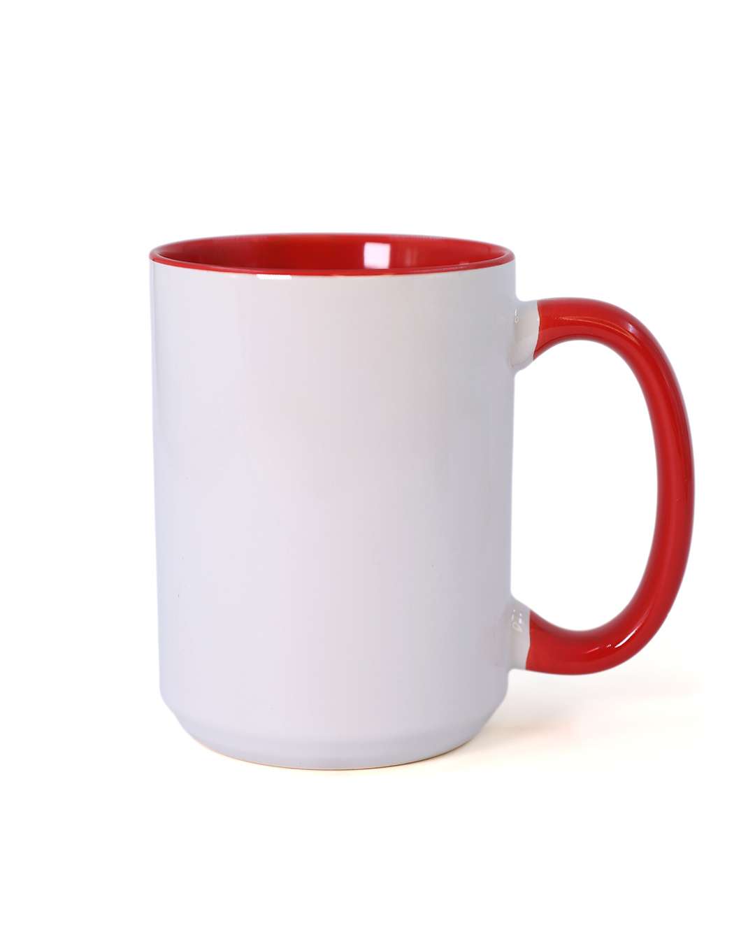 15oz Red Inner Color Mug  | Red Inner