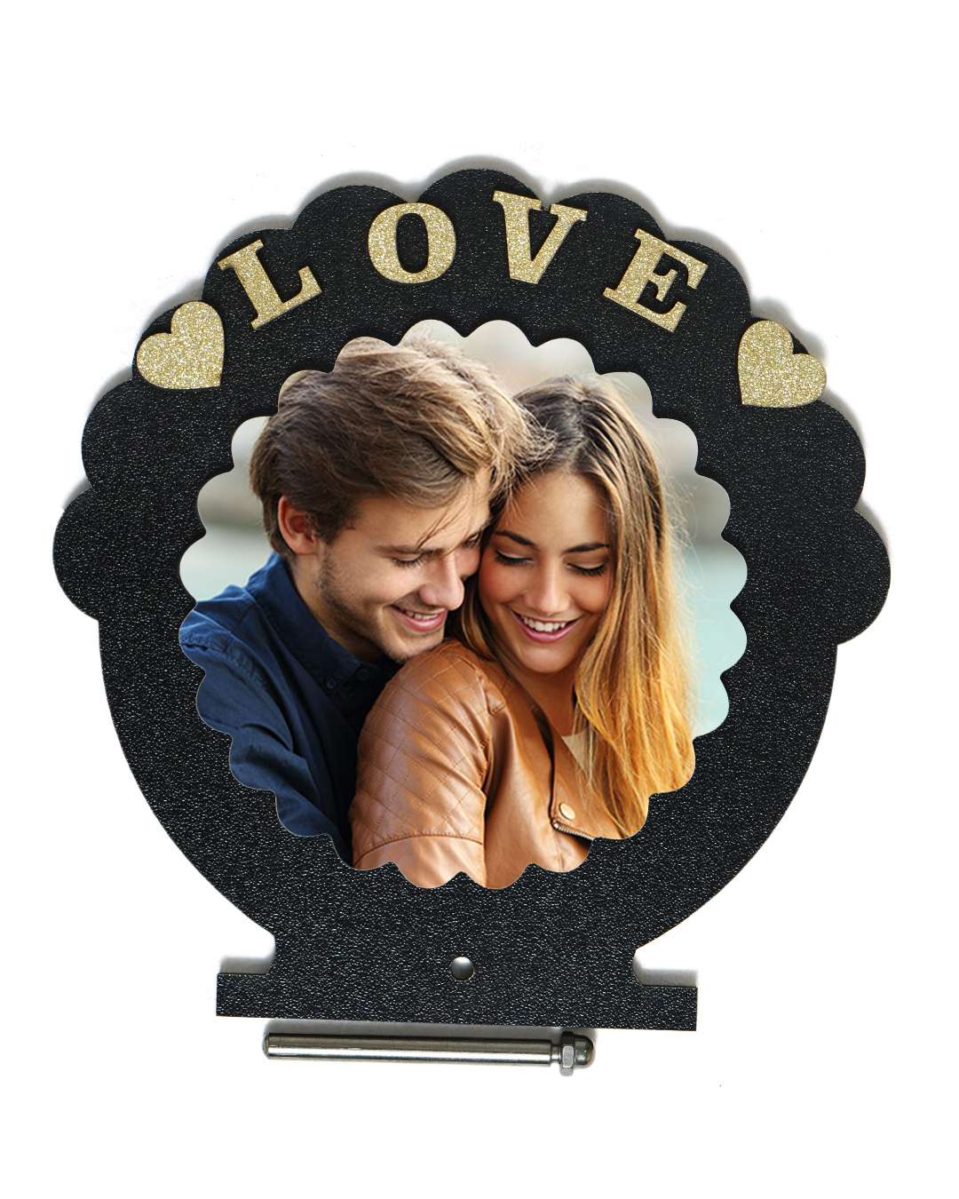 Love MDF – Sublimation Photo Frame  | Black Brown