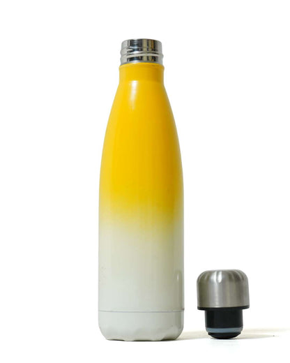 Bamboo Blank Flask Cola Shaped Bottle (BB2) 500 ml | White