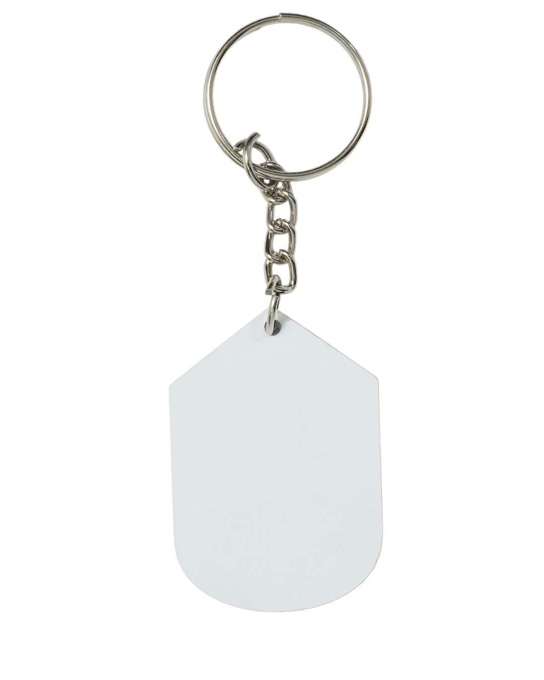Hexa Shape Key Chain   | White