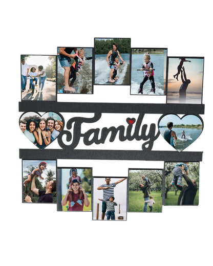 Family Sign – Sublimation Photo Frame   | Black