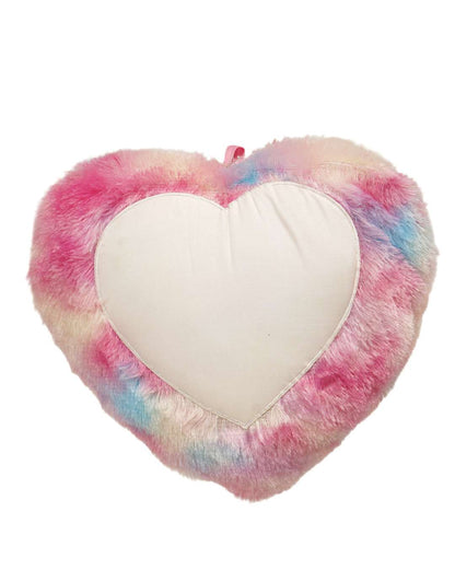 Multi Color Heart Shaped Pillow – Personalized with your photo or text | Multi