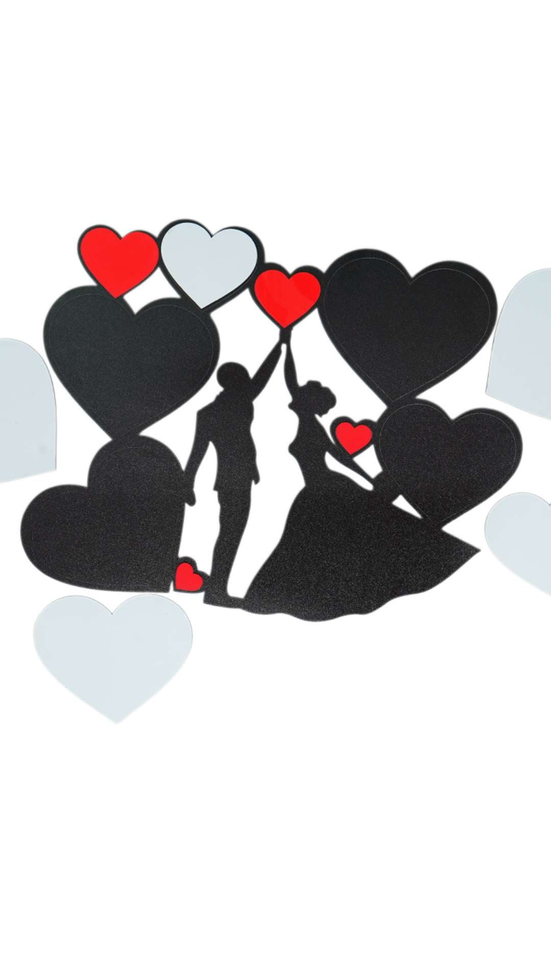 Dancing Couple – Sublimation Photo Frame   | Black